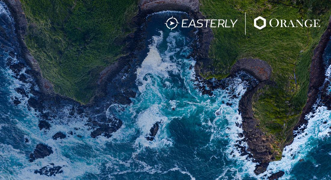 Easterly Orange Branded Background