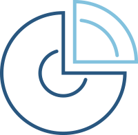 Circle Pie Chart With Cutout Icon
