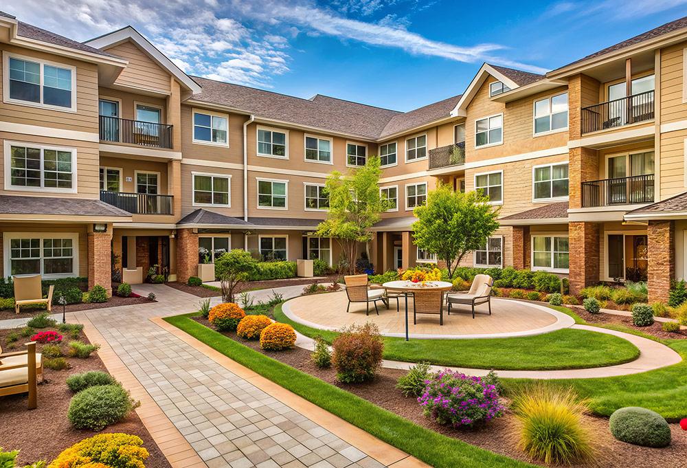 Lifestyle-oriented senior housing community